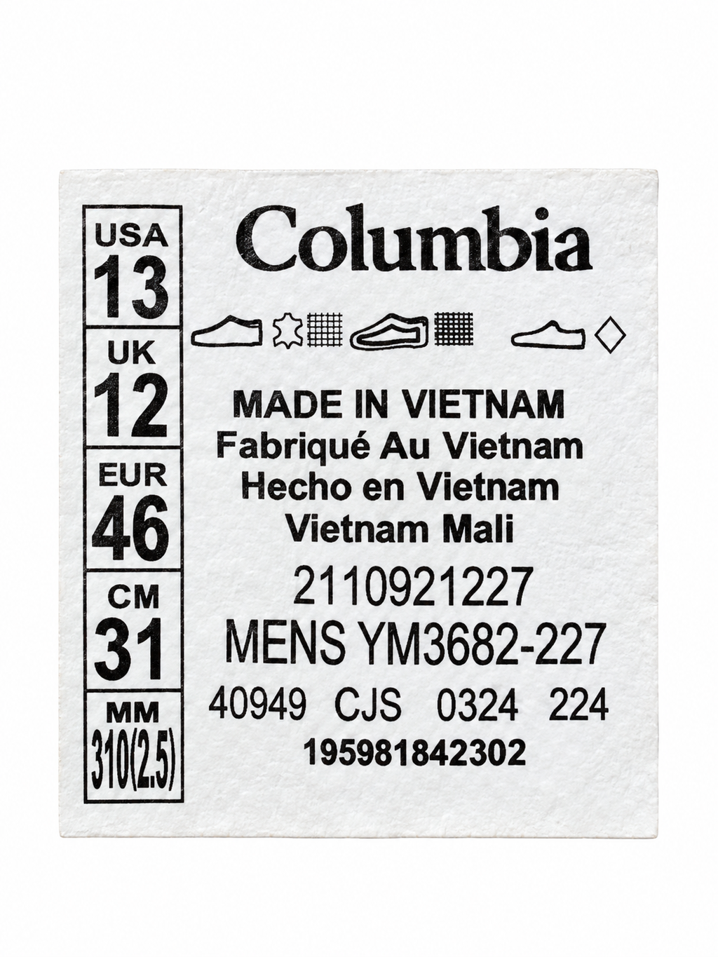 Columbia Yoncalla FS Suede Waterproof - Hombre - US 13