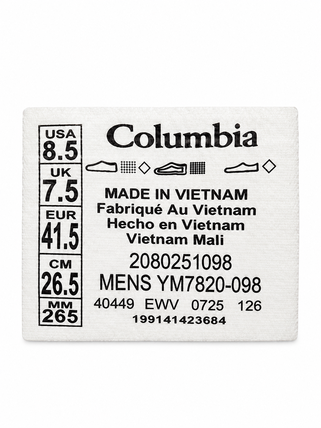 Columbia Crystal Springs PFG Lace - Hombre - US 8.5