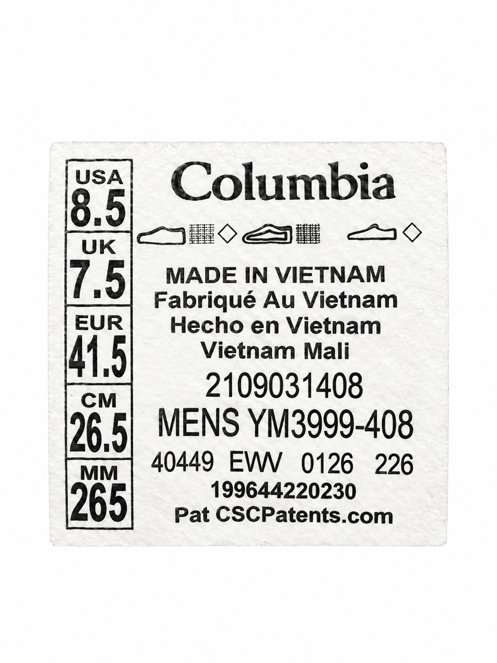 Columbia Grove Heights FS Mid OutDry - Hombre - US 8.5