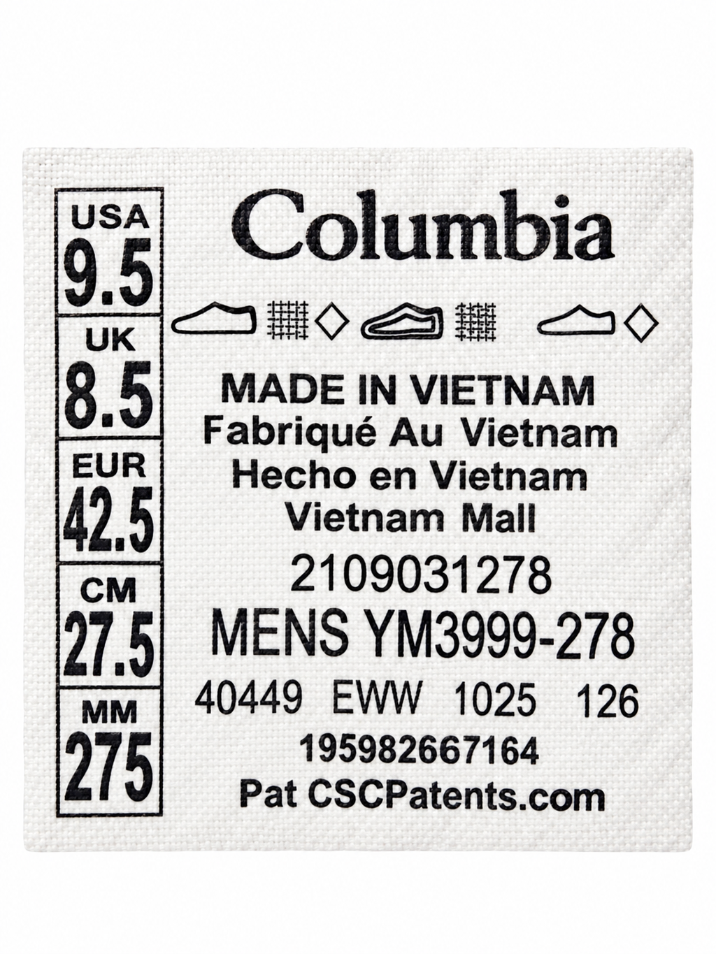 Columbia Grove Heights FS Mid OutDry – Hombre – Talla US 9.5
