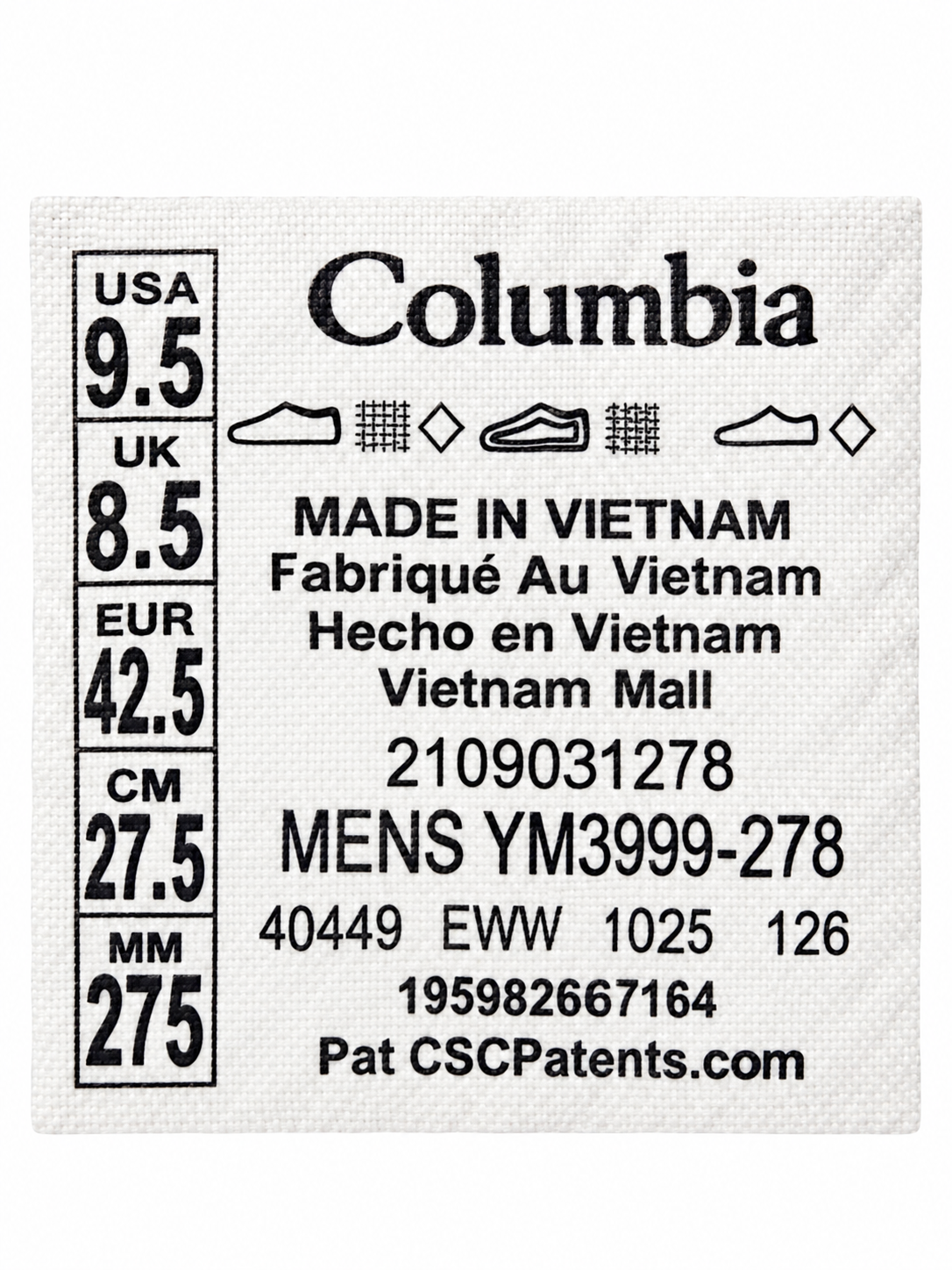 Columbia Grove Heights FS Mid OutDry – Hombre – Talla US 9.5